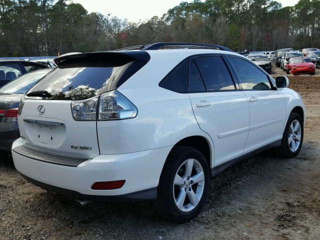 2T2GK31UX7C026287 - 2007 LEXUS RX 350 WHITE photo 4