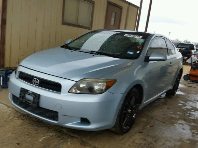 JTKDE177760128958 - 2006 TOYOTA SCION TC BLUE photo 2