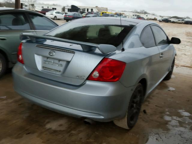 JTKDE177760128958 - 2006 TOYOTA SCION TC BLUE photo 4