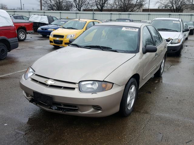 1G1JC52F647356176 - 2004 CHEVROLET CAVALIER TAN photo 2