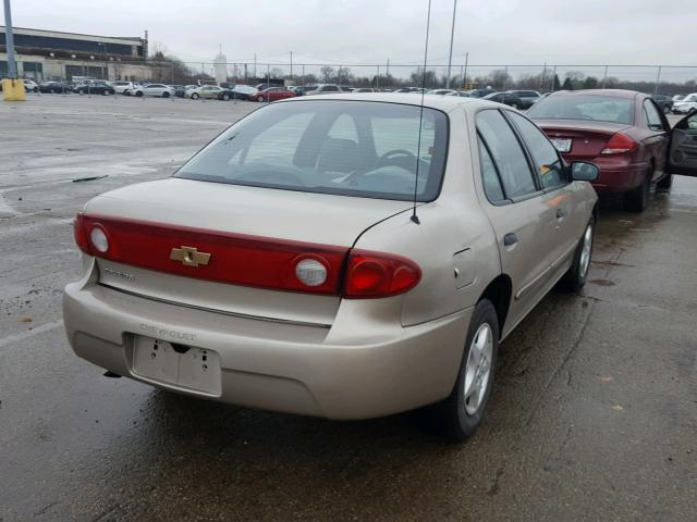 1G1JC52F647356176 - 2004 CHEVROLET CAVALIER TAN photo 4