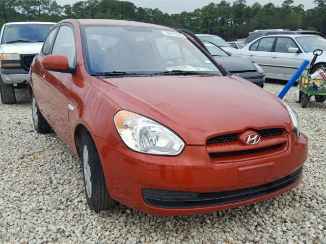 KMHCM3AC3AU160827 - 2010 HYUNDAI ACCENT BLU ORANGE photo 1