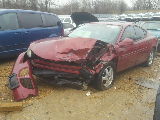2G2WP522841193630 - 2004 PONTIAC GRAND PRIX Tünd qırmızı foto 2