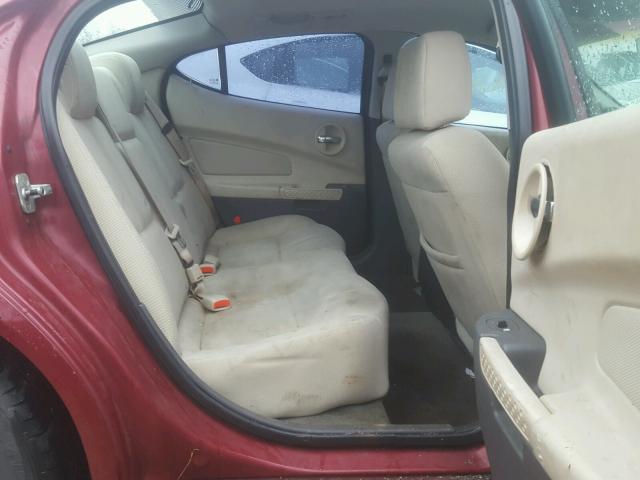 2G2WP522841193630 - 2004 PONTIAC GRAND PRIX Tünd qırmızı foto 6