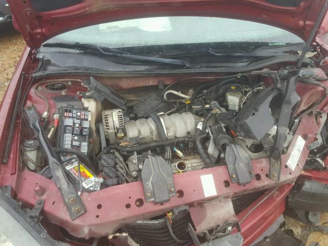 2G2WP522841193630 - 2004 PONTIAC GRAND PRIX Tünd qırmızı foto 7