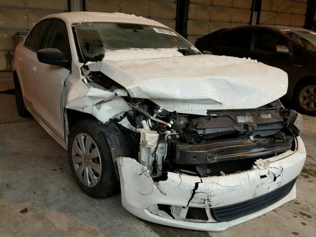 3VW2K7AJ9CM375547 - 2012 VOLKSWAGEN JETTA BASE 白色 照片 1