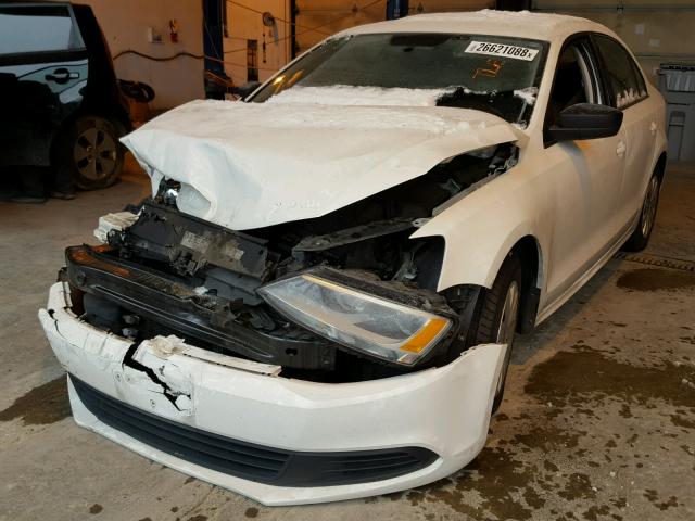 3VW2K7AJ9CM375547 - 2012 VOLKSWAGEN JETTA BASE 白色 照片 2