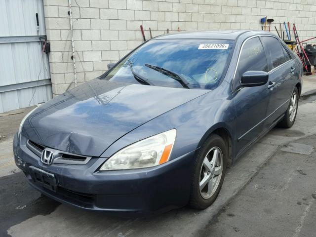 JHMCM566X3C018663 - 2003 HONDA ACCORD EX BLUE photo 2