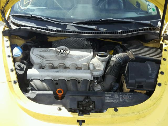 3VWSW31C46M420574 - 2006 VOLKSWAGEN NEW BEETLE 黄色 照片 7