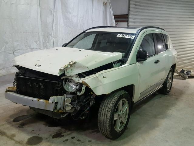 1J8FF57W28D714547 - 2008 JEEP COMPASS LI WHITE photo 2