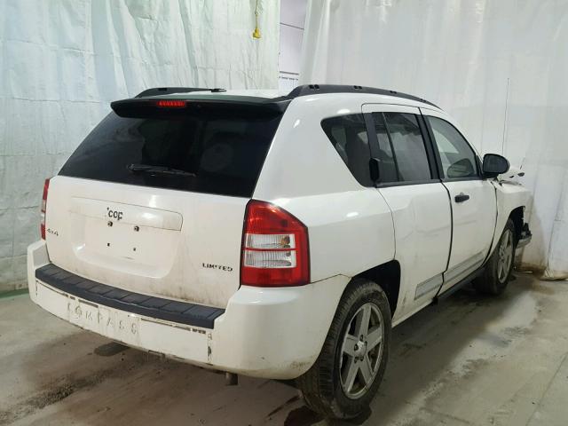 1J8FF57W28D714547 - 2008 JEEP COMPASS LI WHITE photo 4