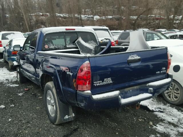 5TEUU42N26Z312741 - 2006 TOYOTA TACOMA ACC BLUE photo 3