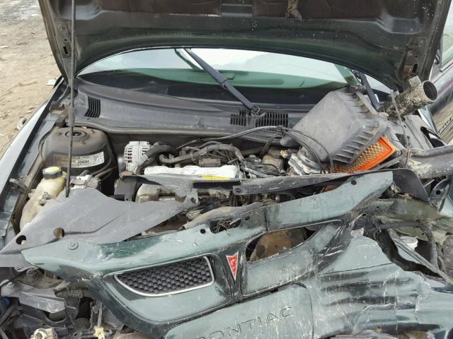 1G2NF12E21M674801 - 2001 PONTIAC GRAND AM S GREEN photo 7