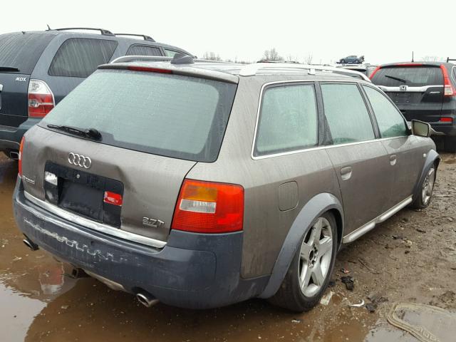 WA1YD64B54N094594 - 2004 AUDI ALLROAD GRAY photo 4