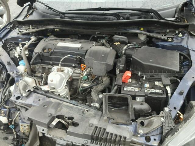 1HGCR2F87DA183300 - 2013 HONDA ACCORD EXL BLUE photo 7