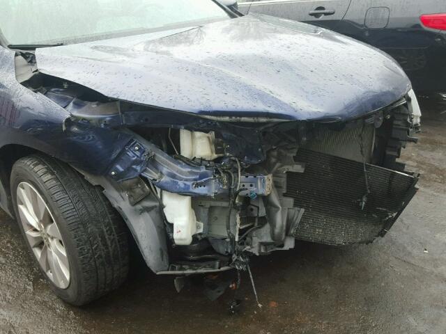 1HGCR2F87DA183300 - 2013 HONDA ACCORD EXL BLUE photo 9