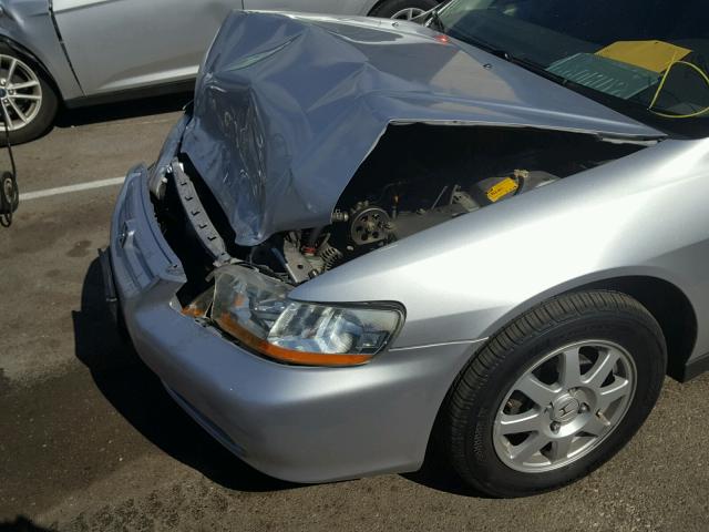 JHMCG66832C018212 - 2002 HONDA ACCORD EX SILVER photo 9