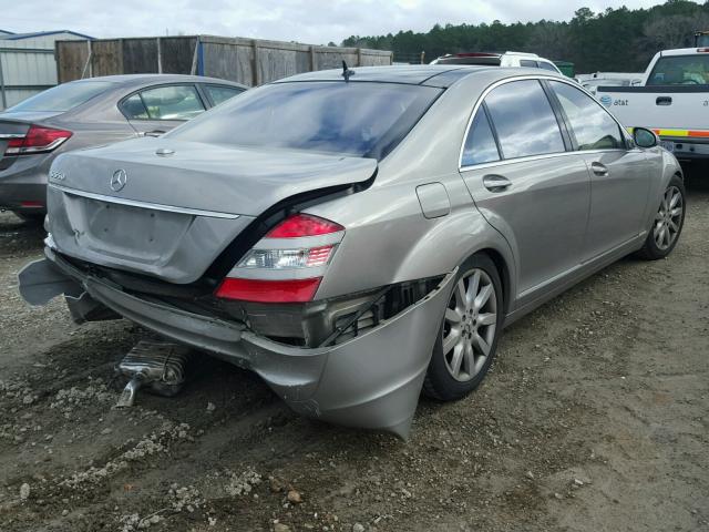 WDDNG71X47A045216 - 2007 MERCEDES-BENZ S 550 BLACK photo 4