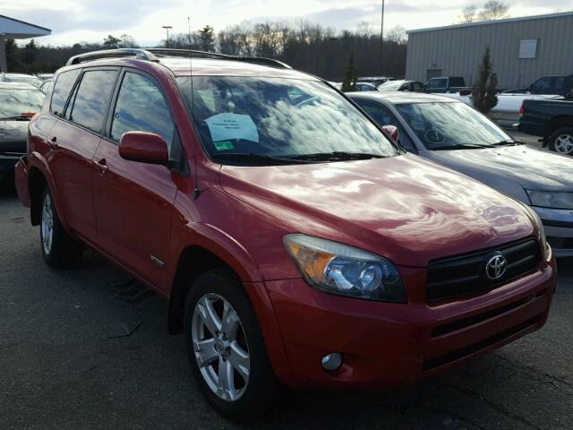 JTMBD32V085160899 - 2008 TOYOTA RAV4 SPORT RED photo 1