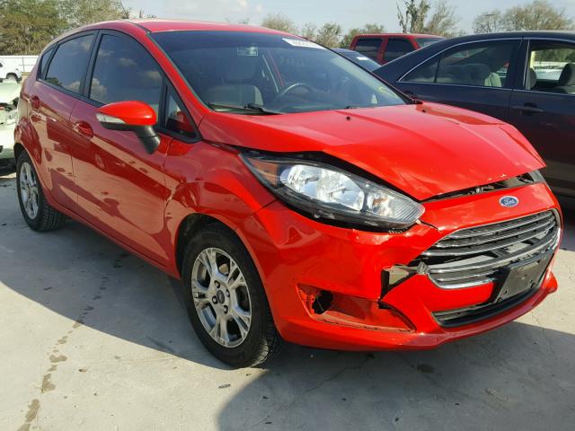 3FADP4EJ4EM103194 - 2014 FORD FIESTA SE RED photo 1