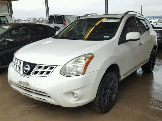 JN8AS5MV5BW271559 - 2011 NISSAN ROGUE S WHITE photo 2