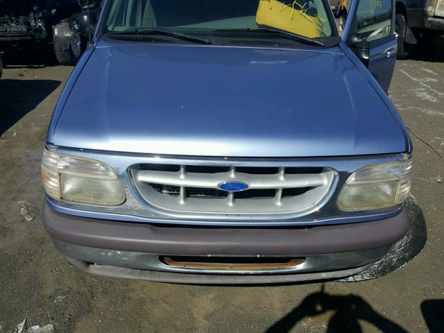 1FMDU35P6VUB29675 - 1997 FORD EXPLORER BLUE photo 7