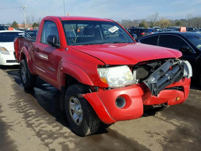 5TEPX42NX5Z030060 - 2005 TOYOTA TACOMA RED photo 1