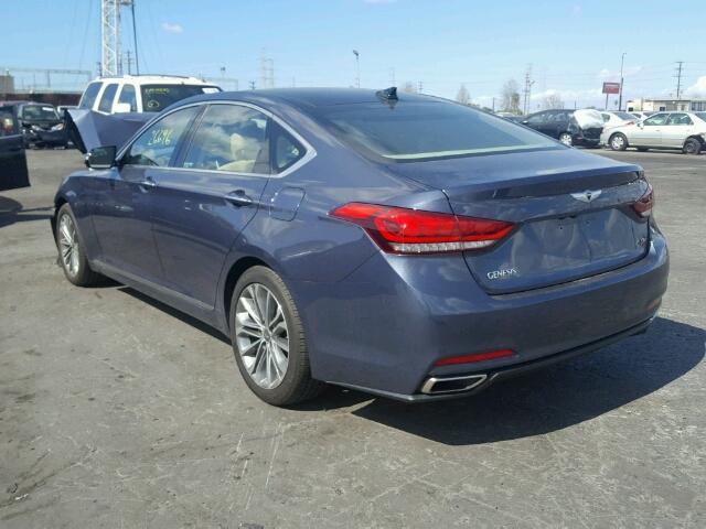 KMHGN4JE9FU095558 - 2015 HYUNDAI GENESIS 3. BLUE photo 3