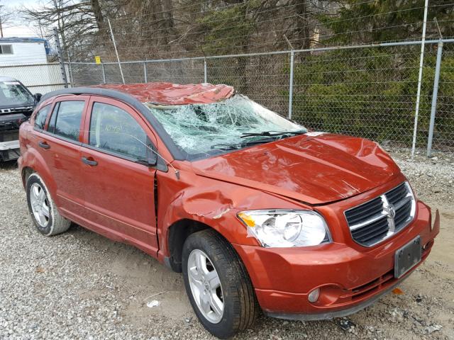 1B3HB48B68D600702 - 2008 DODGE CALIBER SX ORANGE photo 1