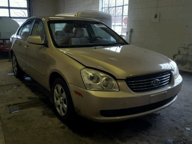 KNAGE123085200417 - 2008 KIA OPTIMA LX TAN photo 1