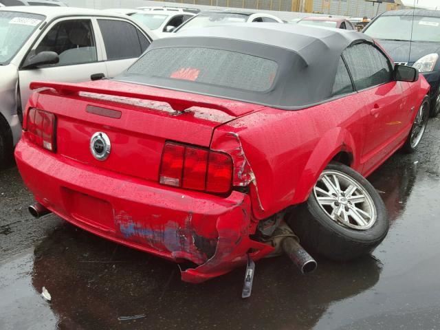 1ZVHT85H355241341 - 2005 FORD MUSTANG GT RED photo 4