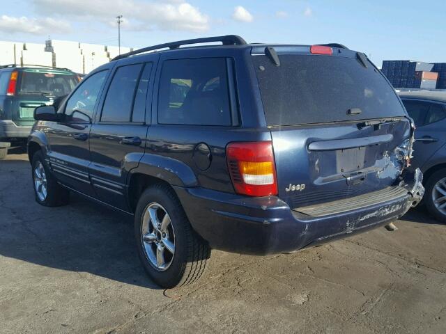 1J8GX58S94C114850 - 2004 JEEP GRAND CHER BLUE photo 3