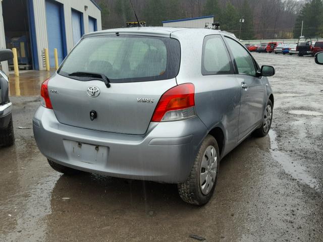 JTDJT903895232467 - 2009 TOYOTA YARIS SILVER photo 4