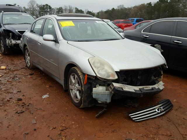 JNKCV51E53M010623 - 2003 INFINITI G35 SILVER photo 1