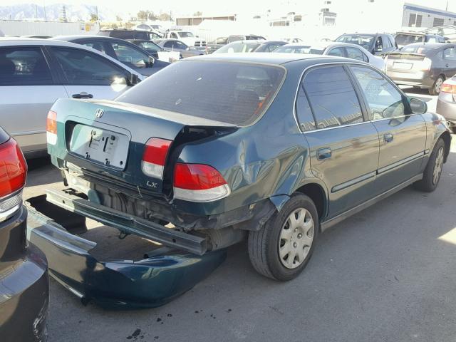 2HGEJ6572WH595788 - 1998 HONDA CIVIC LX GREEN photo 4