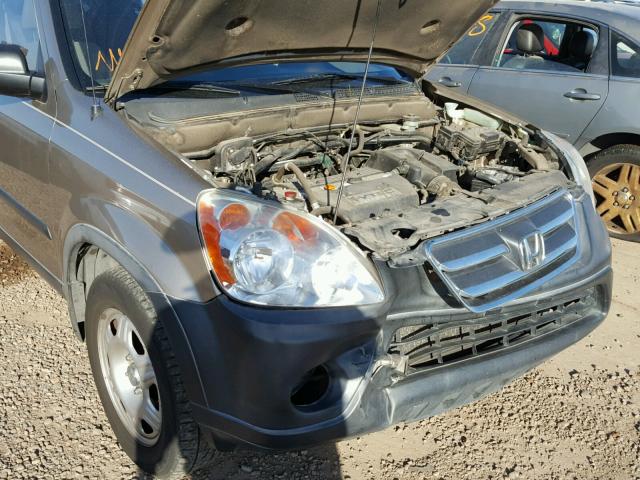 JHLRD78596C051673 - 2006 HONDA CR-V LX BEIGE photo 9