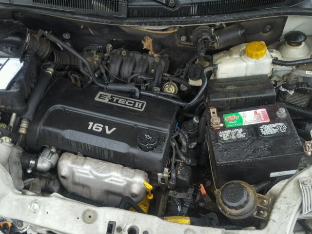 KL1TD66616B537514 - 2006 CHEVROLET AVEO BASE Արծաթագույն լուսանկար 7