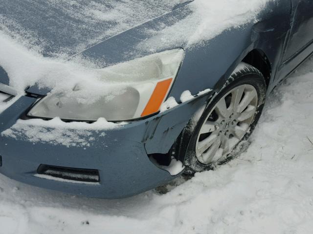 1HGCM66487A024566 - 2007 HONDA ACCORD SE BLUE photo 9