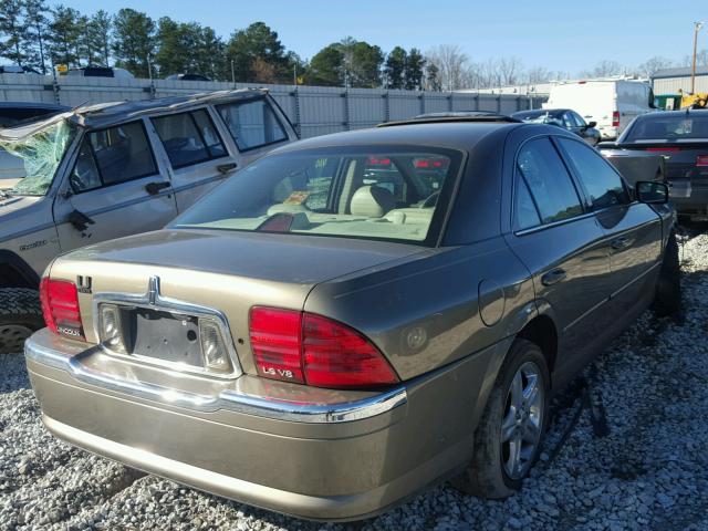 1LNHM87A12Y684030 - 2002 LINCOLN LS GREEN photo 4