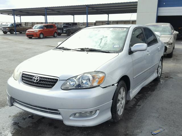 1NXBR32E76Z654175 - 2006 TOYOTA COROLLA CE SILVER photo 2