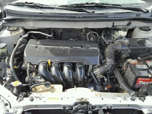 1NXBR32E76Z654175 - 2006 TOYOTA COROLLA CE SILVER photo 7