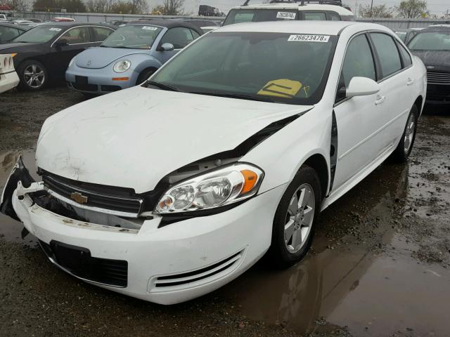 2G1WF5EK1B1120650 - 2011 CHEVROLET IMPALA LS WHITE photo 2