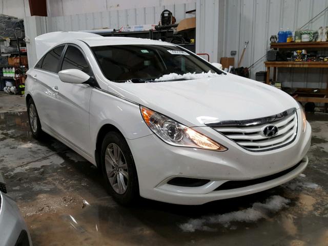 5NPEB4AC7CH343041 - 2012 HYUNDAI SONATA GLS WHITE photo 1