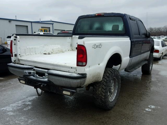 1FTSW31P54EA67464 - 2004 FORD F350 SRW S BLUE photo 4