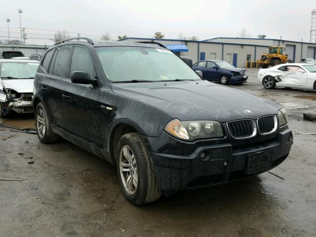 WBXPA93414WD00783 - 2004 BMW X3 3.0I BLACK photo 1