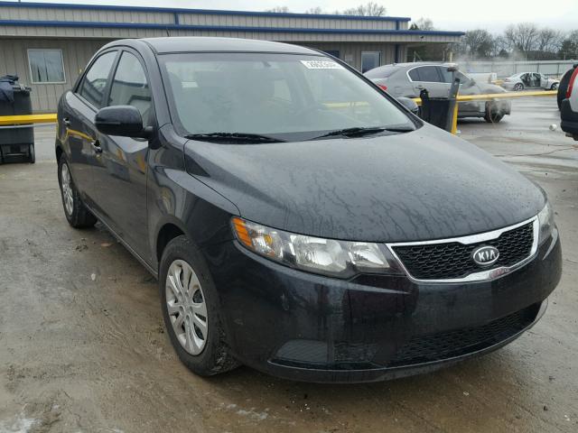 KNAFU4A26D5719846 - 2013 KIA FORTE EX BLACK photo 1