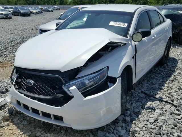 1FAHP2MK3EG161663 - 2014 FORD TAURUS POL WHITE photo 2