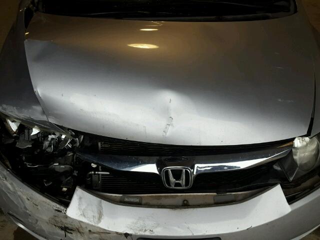 1HGFA16909L017798 - 2009 HONDA CIVIC EXL SILVER photo 7