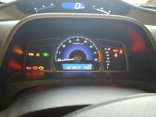 1HGFA16909L017798 - 2009 HONDA CIVIC EXL 银色 照片 8