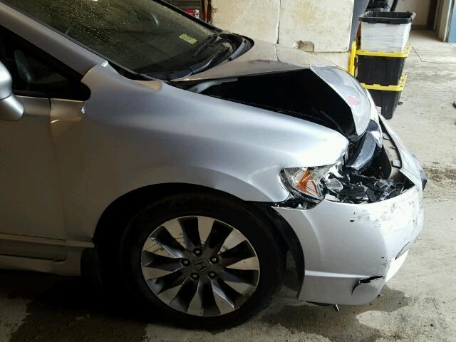 1HGFA16909L017798 - 2009 HONDA CIVIC EXL 银色 照片 9
